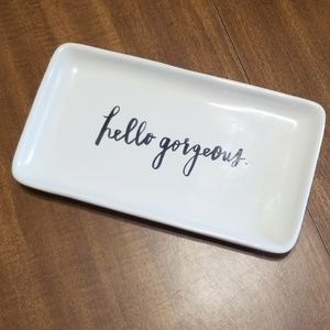 ❤ Rae Dunn "Hello Gorgeous" Small Platter
